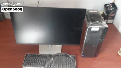 لينوفو كور i7 جيل 13 ويندوز 11اصلي مع شاشة 24بوصة ديل مع كيبورد وماوس كفالة 3شهور 4