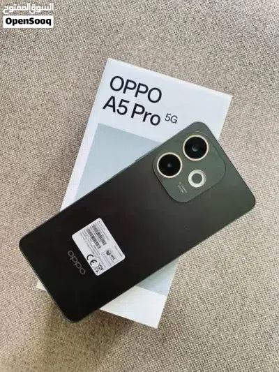 جهاز oppo A5 pro 5G رام 16 جيجا 256 مكفول سنة متوفر خدمة التوصيل وهداياااااا 2