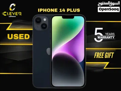 مستعمل بحالة الجديد ايفون 14 بلس بافضل سعر//IPHONE 14 PLUS (128GB) USED 4