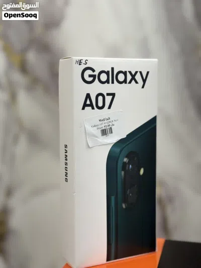 Galaxy A07 4+128GB Model:SM-A075f/DS Colour: All colours available 2