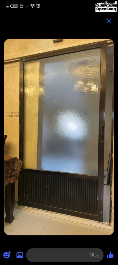 باب المنيوم زجاجي 2