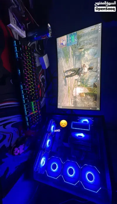 جهاز كمبيوتر قيمنق متكامل RTX 5060 / i5 14th مع شاشة 240Hz 3