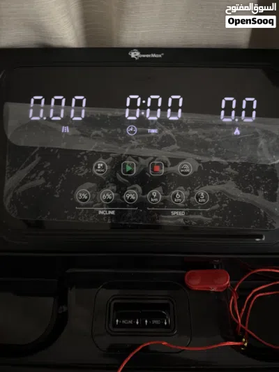 PowerMax Fitness TDA-100 5HP Auto Incline Treadmill - Like New, Used Only 12 Times 1150 AED 4