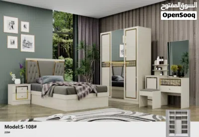 BRAND NEW BEDROOM SET BED SIZE 120X200 غرفة نوم جديدة تمامًا، مقاس السرير 120×200 3