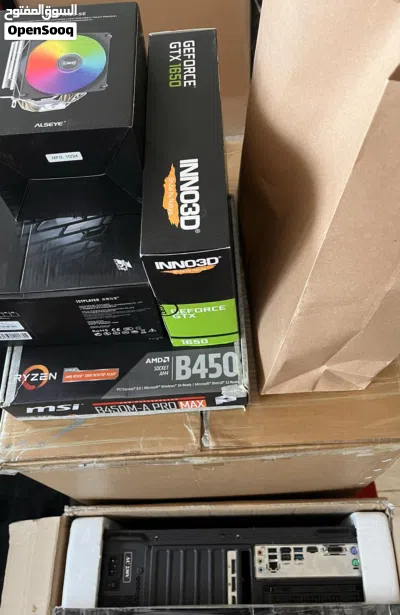 Ready to Play Gaming PC Ryzen 5 3600 16GB GTX 1650 + Monitor 22 inch 3