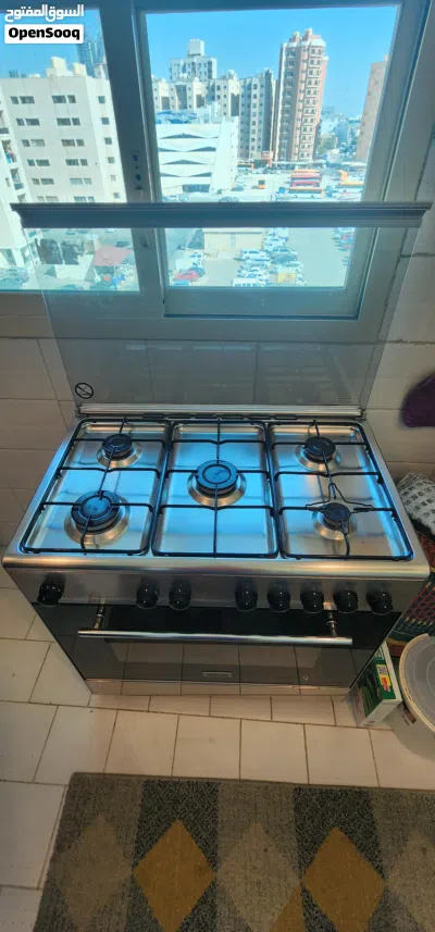 بوتاجاز (طباخ) wansa 5 شعلة بحالة ممتازة Wansa 5 Burner and oven 3