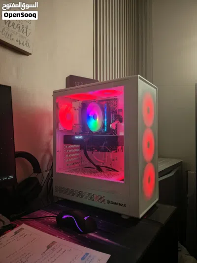 Pc case (game max) 6 fans 1 month used only(الكيس لحاله للبيع) 4