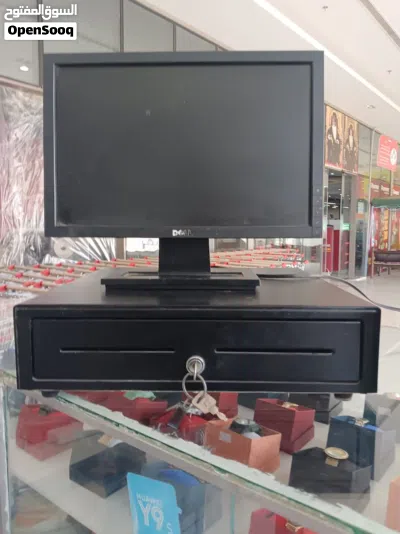 POS computer with POS billing printer and Drawer 2