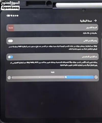 هواوي ميت باد جديد رمادي بسعة 256 جيجابايت بحالة ممتازة مع الكرتونة والشاحن 3