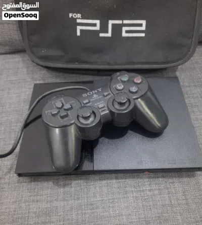 للبيع جهاز بلايستيشن 2 النسخة النحيفة (PS2 Slim) الأصلي For sale: PlayStation 2 Slim (PS2 Slim) 4