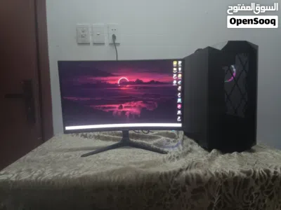 تجميعة قيمنق متكاملة PC مع شاشة وملحقاتها للبيع جاهز للعب) 4