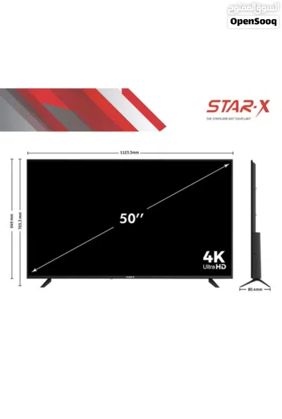 تلفزيون LED ذكي بجودة 4K بدقة فائقة الوضوح مقاس 50 بوصة مع مُستقبل مُدمج 50UH640V أسود 2