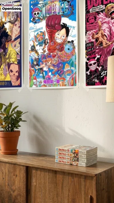 3 لوحات ون بيس انمي شامل تكاليف التوصيل 3 One piece Posters A2 size 3