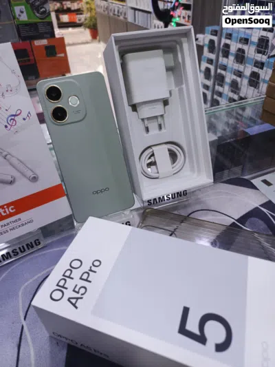 جهاز مستعمل ايام بالكرتونة أغراضة الأصلية مكفول بالشركة Oppo A5 pro 256g 16ram 2