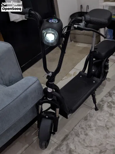 Electric Kick scooter for Adults with Front Basket, Double Seats, 10-inch Wheels (Tubeless) tire, Ma 3