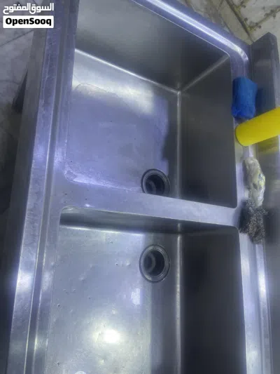 سنك ستنلس ستيل حوضين 2