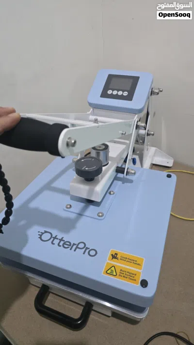 Otter Auto Drawer Flat Heat Press – 38 x 38cm / Light Blue 2