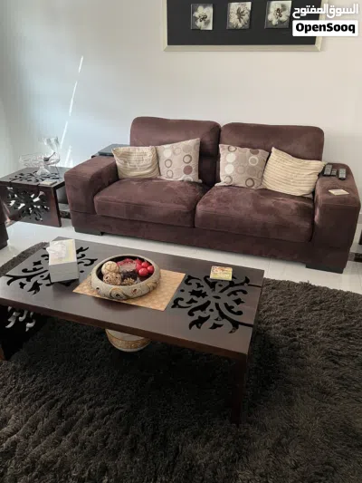 6 Seater Sofa with coffe table set 2