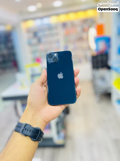 IPhone 13 128GB Midnight clear fresh condition phone هاتف آيفون 13 سعة 128 جيجابايت، بحالة ممتازة، 4