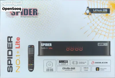 رسيفر SPIDER NO.1+Lite 2RAM اشتركات 10 سنوات 2
