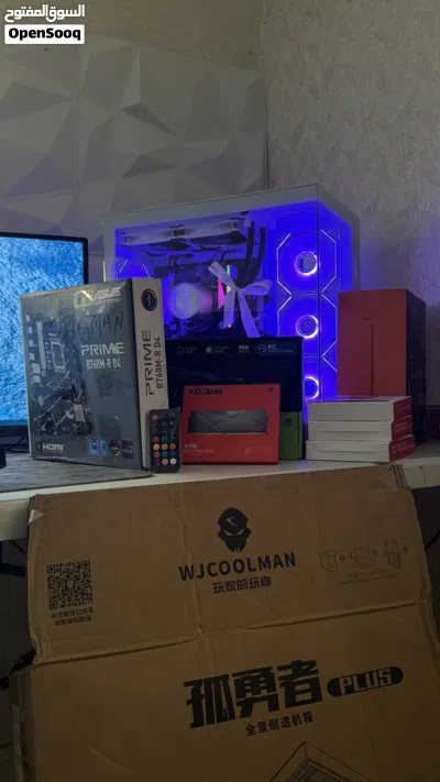 بي سي 5060 3 fans i7-10th تبريد قوي وممتاز مع شكل مميز فريمات عاليه واداء قوي وضمان 3