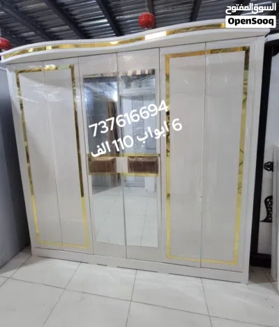 دواليب ملابس ماليزي تصميم تركي ابو 6 ابواب السعر 110 الف 2