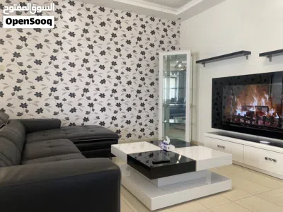 شقة فخمة مفروشة كامل للإيجار-طابق ثاني-110م-الصويفية- 3 دقايق من Swefieh village 2