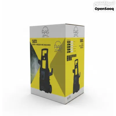 هذا الجهاز هو غسالة ضغط(فارةغسل) ماركة RAS Germany موديل 502L.تتميز الغسالة بقدرة محرك تبلغ 2200 واط 2