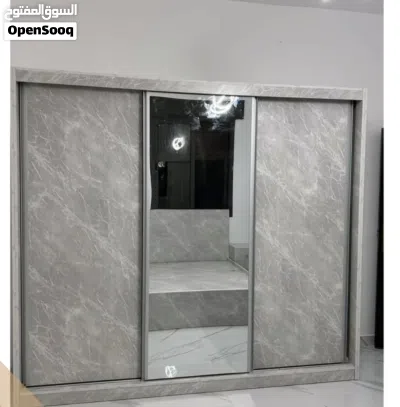 خزائن ملابس طابقين بتصميم عصري وجودة عالية خشب لامينيت 18ملم اكسسوارات تركي مكفوله 4