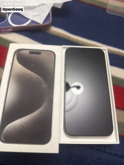 مستعمل بحالة الوكالة ايفون 15 برو بأفضل USED (128GB) PRO 15 IPHONE//سعر 390 2