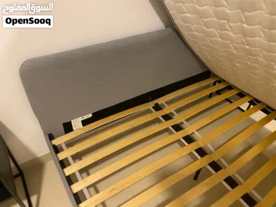160x200 cm Modern Bed + 2 Bedside Tables + Mattress 3