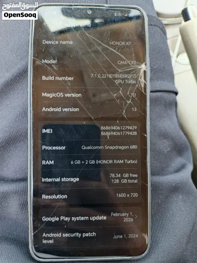 Honor x7 مستعمل للبيع 4