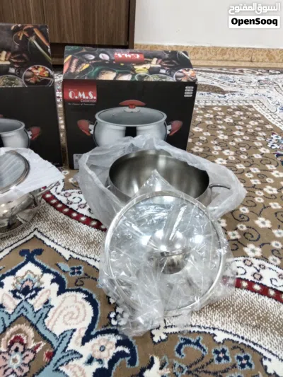 للبيع مجموعة من الاطقم الطناجر للطبخ جديدة لم تستخدم صناعه تركيه ثقيله 2