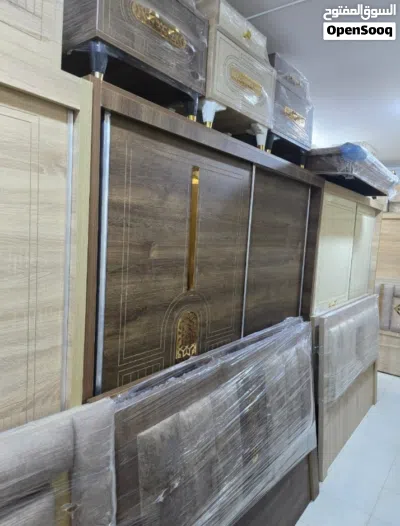 غرفة نوم mdf أنيقة و بجودة عالية بمنظم ملابس من الحجم الكبير 1.80/210و سرير بقياس 140/190 4