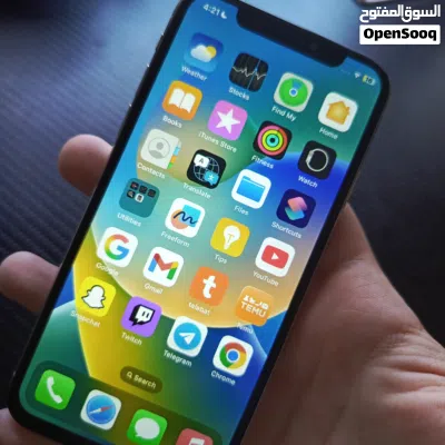 ايفون اكس X للبيع بحالة جيدة لون ابيض 64gb اقرأ الوصف 4