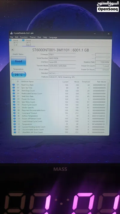 هارد 6T ironwolf pro 4