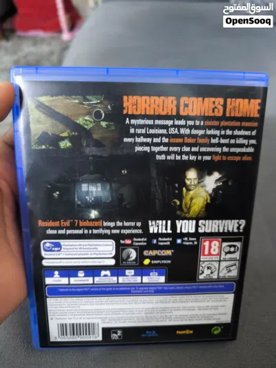 resent evil biohazard عربية قرص وغلاف جديد جدا 2