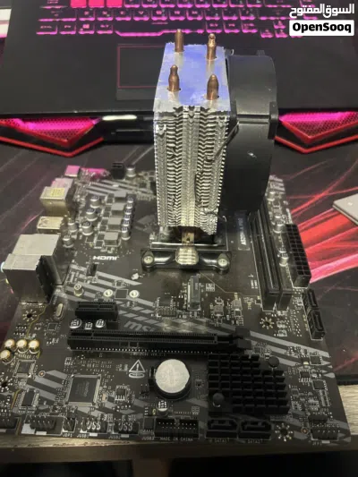 بورد a520 مع معالج r7 1800X مع مبرد هوائي 2