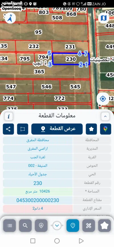 21 دنم مفروز على شارغ الخالديه المفرق 4