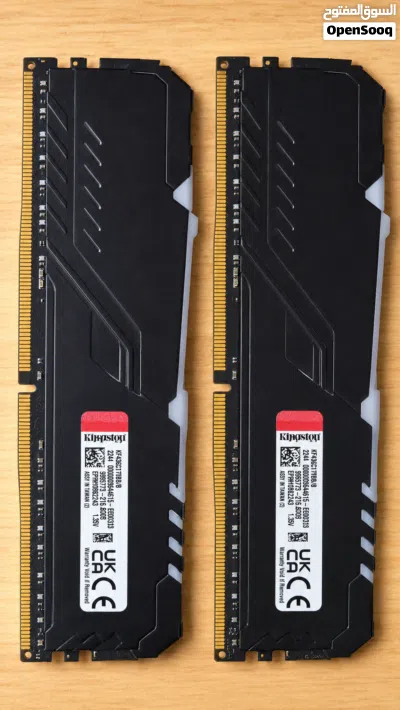 مطلوب قطعتين رام كينجستون (Kingston FURY Beast DDR4) المجموع 16 جيجا (8+8) لتطابق القطع الظاهرة في ا 2