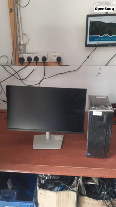 لينوفو كور i7 جيل 13 ويندوز 11اصلي مع شاشة 24بوصة ديل مع كيبورد وماوس كفالة 3شهور 2