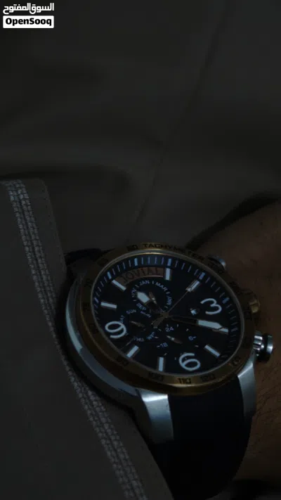 للبيع! ساعه ماركة Jovial السويسرية اقرأ الوصف Jovial, Swiss Quality, Original, Men's Watch, Quartz, 4