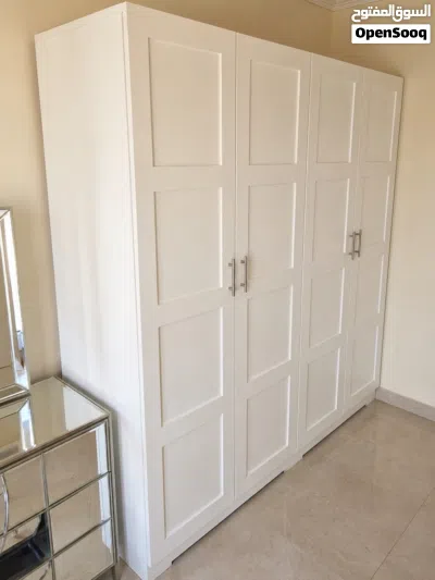 Custom White 4-Door Wardrobe – 2m Wide 3