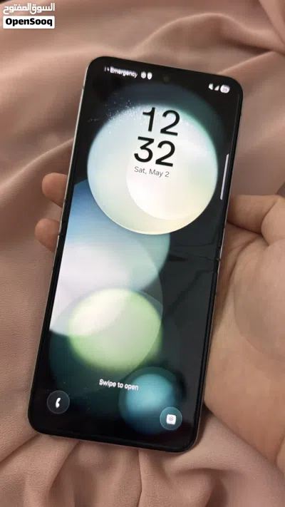 موبايل جالاكسي z flip 5 مستعمل شبه جديد نظيف جداً 512GB بلون mint 4
