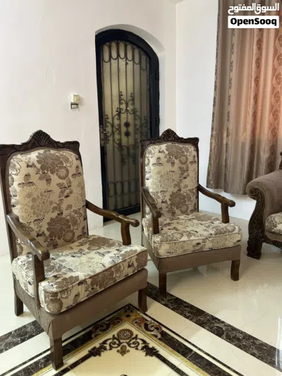 طقم كنب 7 مقاعد زان مصري حفر 3