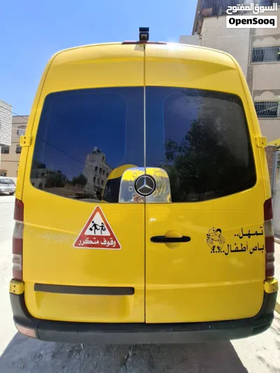 للبيع باص روضة مرسيدس 516 /2014 ضفة 3