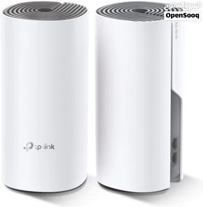 راوتر تي بي لنك ديكو E4 AC1200 (سيت قطعتين) TP-Link Deco E4 AC1200 2-Pack Whole Home Mesh Wi-Fi 3