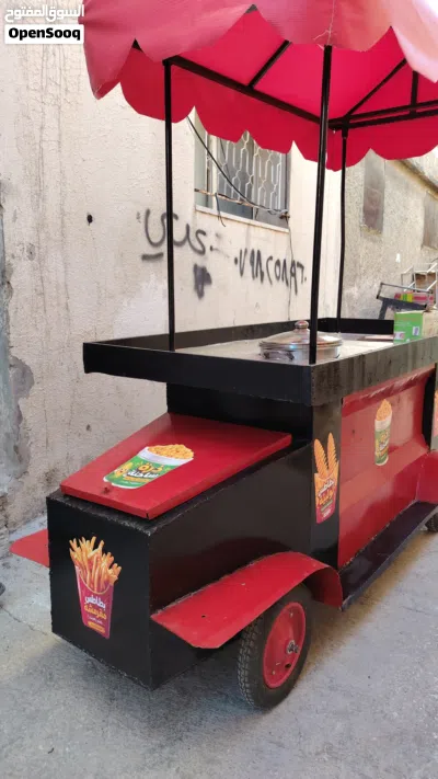 عربايه بطاطا وذره بشكل سياره للبيع 3