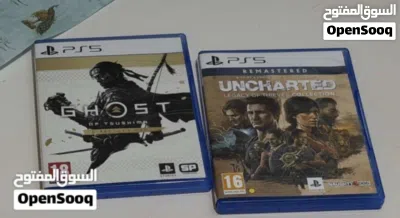للبيع: أشرطة PS5 أسطورية (Ghost of Tsushima & Uncharted) بحالة الوكالة 3