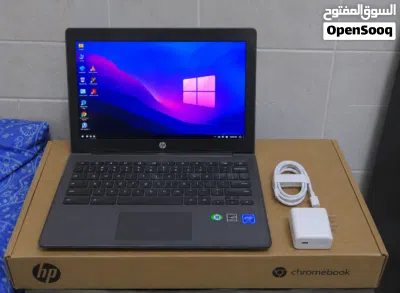 HP Chromebook Touch Screen Laptop Windows 10 With Box and Charger Like Brand New لابتوب HP 2